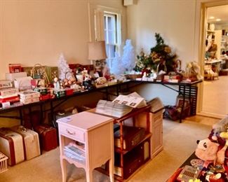 Vintage toy and Christmas room