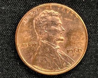 1960 Double D Penny - Error Coin