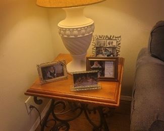 The other end table and lamp
