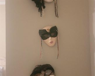 Decorative, festive masks