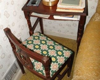 Table with chair