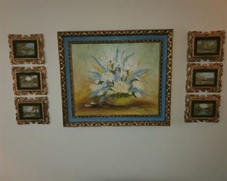 Paintings by a family member
