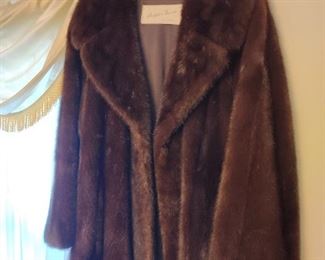 Mink 3/4 length coat