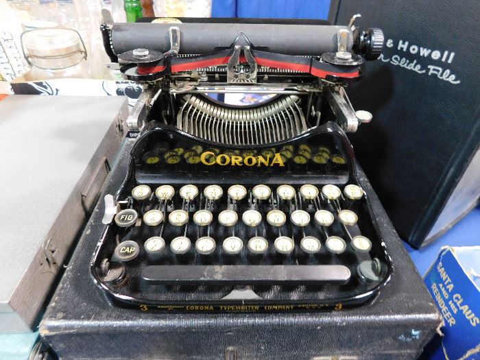 Antique Corona #3 Typewriter