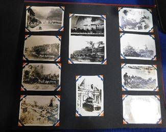 WWII Military photo album