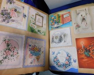 Vintage greeting cards
