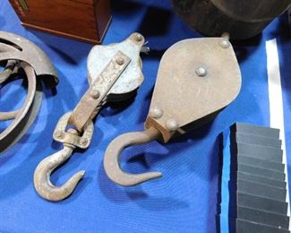 Vintage pulleys