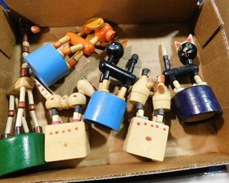 Push collapsible toys