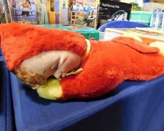 Vintage sleeping baby