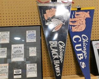 Chicago Black Hawks pennant
