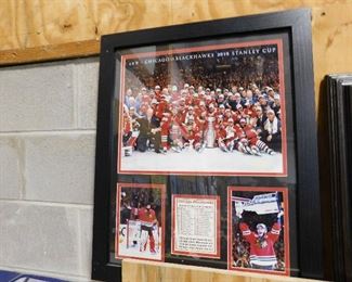 Chicago Blackhawks championship framed photo