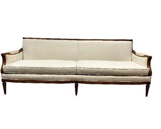 Vintage MCM ivory sofa 