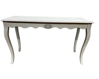 White Wood Entry Table 