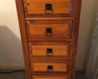 MLC035 Tall Wooden Chest Of Drawers