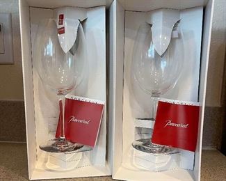 MLC064- Set Of “Baccarat” Wine Glasses