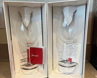 MLC065- Set Of “Baccarat” Wine Glasses
