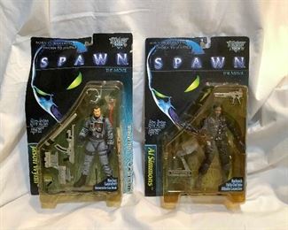 MLC239 Two Vintage Spawn The Movie Action Figures