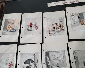 Little Lulu cartoons printed on 3 hole binder paper, maybe artist portfolio booklet of some kind