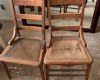 Antique Wicker Chairs