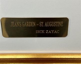 "Jeans Garden - St. Augustine", Dick Zayac