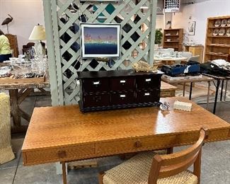 Danish Style Writing Desk and Chair with 3 Drawers