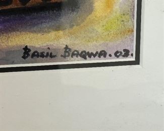 Signature of Basil Baqwa, 2003