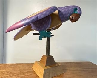 Wooden Parrot Decor 