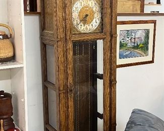 1 of 2 Howard Miller Grandfather Clocks