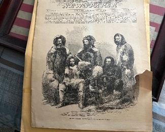 Newspaper from 1800s