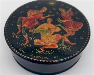 Russian Palekh lacquer box