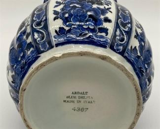 Vintage Ardalt Blue Delfia vase (made in Italy) #4367