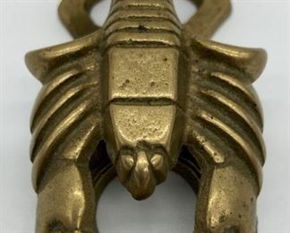 Brass crab clip