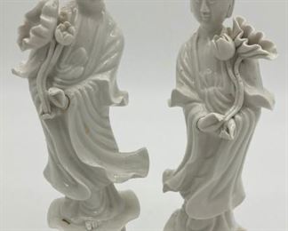 Vintage porcelain Asian figurines
