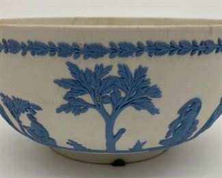 Vintage Wedgwood blue Jasperware bowl