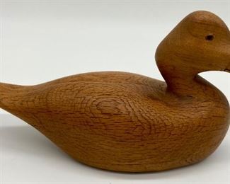 Howard Egerton wood carved duck