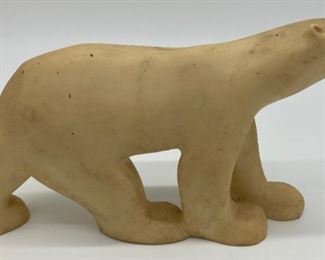 Vintage Francois Pompon Metropolitan Museum of Art, New York, polar bear sculpture