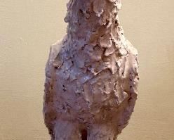 Signed Tinka Jordy (Hillsborough, NC) egret sculptures