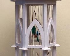 ~3' wooden bird cage