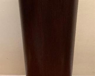 38" dark wood laminate column