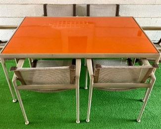 Mid Century Richard Schultz Knoll Studio patio furniture (6 chairs and table)