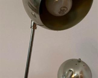 Vintage Robert Sonneman triennale style chrome floor lamp