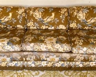 Vintage Tomlinson Asian motif couch