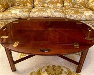 Vintage Thomasville Furniture Mahogany tray table