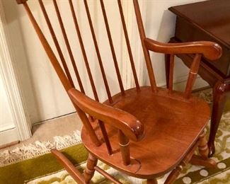 Vintage Standardd Co. maple rocking chair
