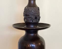 Vintage bronze lamp
