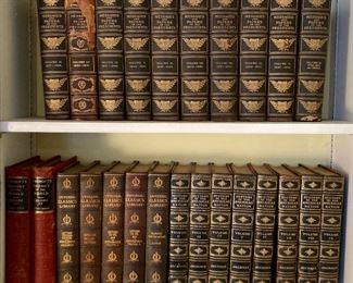 Antique and vintage books including Messages and Papers of the Presidents Vols II-XI, Universal classics Library five volume set, History of the American Nation volumes II-IX