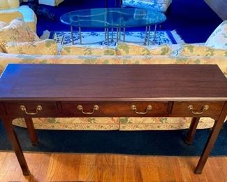Vintage entry table
