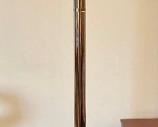 Brass torchiere floor lamp