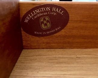 Wellington Hall entry table