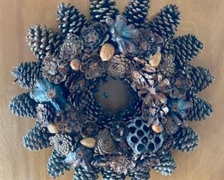 Pine cone wreath